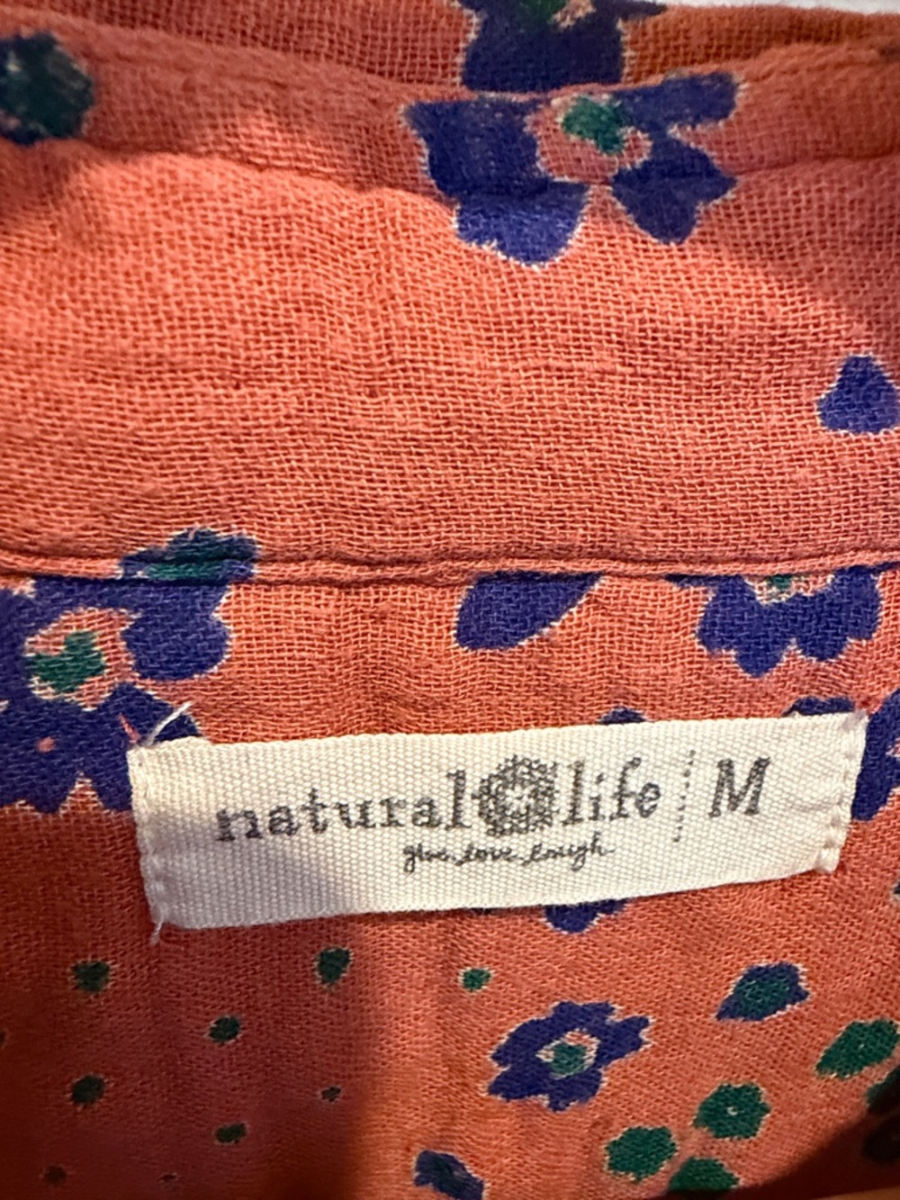 Natural Life Georgia Dress Floral Flowers Pockets Size Medium - Picture 3 of 9